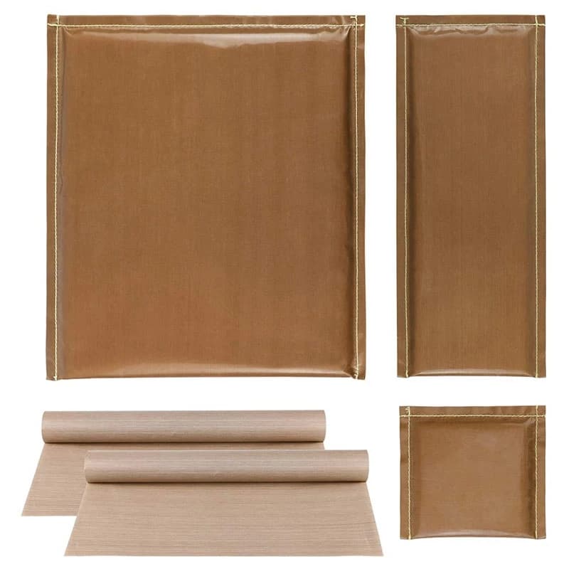 Oreiller de transfert de pression thermique, coussin thermique en PTFE avec 2 feuilles de presse thermique en PTFE numérique, 5