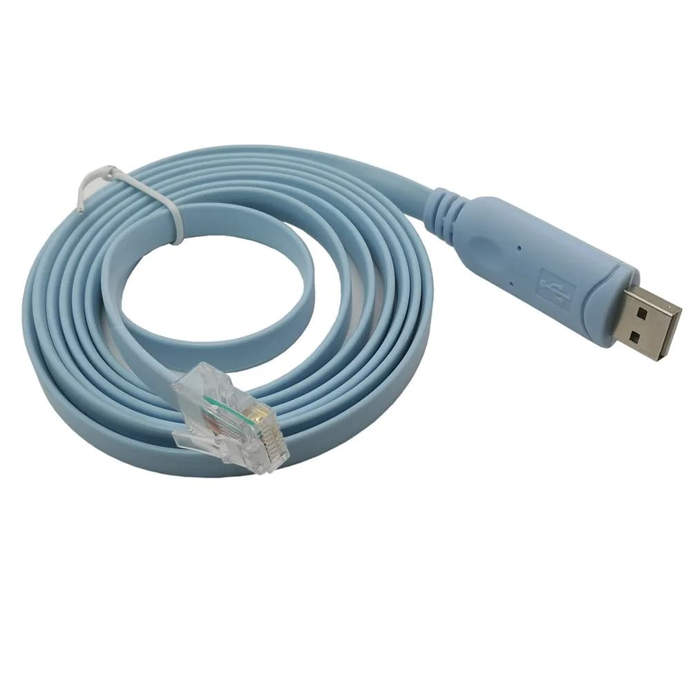 Adaptateur USB vers RJ45 pour routeur placard, câble de console, convertisseur USB, série RS232, 1.5m, RJ 45, 8P8C