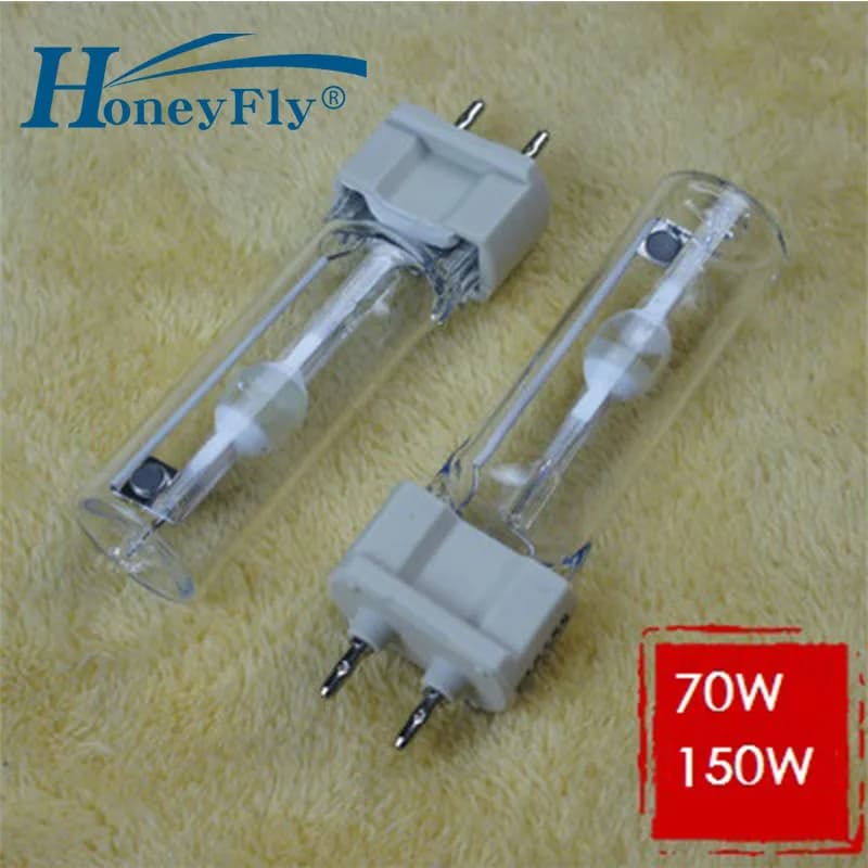 Lampe aux halogénures métalliques HoneyFly 220V 150W 3000K/4000K/6000K G12, lampe aux halogénures métalliques à filament à extrémité unique, projecteurs, tube en quartz