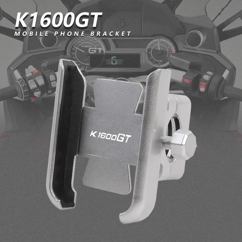 Guidon en aluminium CNC pour moto, support de téléphone portable, support de support GPS, support pour BMW K1600ight 1600-2011, 2021, 2020, 2019, 2018, K 2017