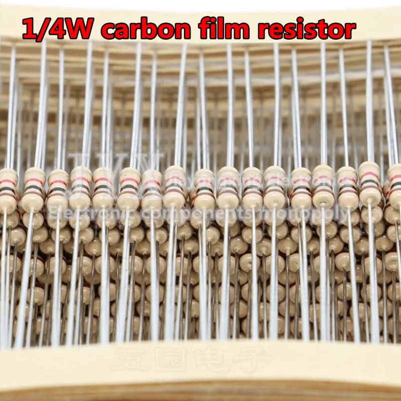 100 résistances à film de carbone 1/4W 5% 0,25W 0R-22M 0 2,2 10 100 120 150 220 270 330 470 1K 2,2K 4,7K 10K 100K 470K 1M 10M 20M ohms