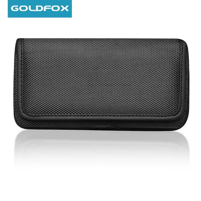 Sac de taille pour téléphone portable 3.5-6.3 pouces pour iPhone Samsung Xiaomi, pochette pour téléphone, étui à Clip de ceinture, sac en tissu Oxford, housse à rabat