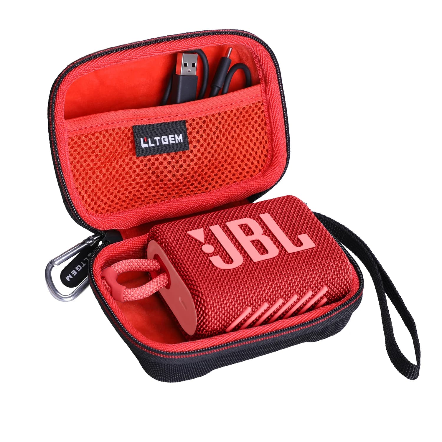 Étui rigide EVA étanche LTGEM pour haut-parleur Portable JBL Go 3 avec batterie intégrée Bluetooth