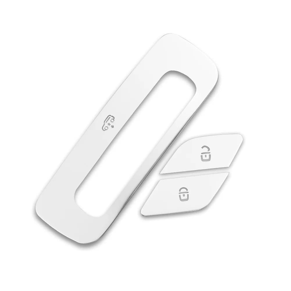 Couvercle de bouton de verrouillage de porte de voiture à paillettes décoratives, accessoires de voiture pour Mercedes Benz GLE GLS classe W167 V167 X167 2020 2021