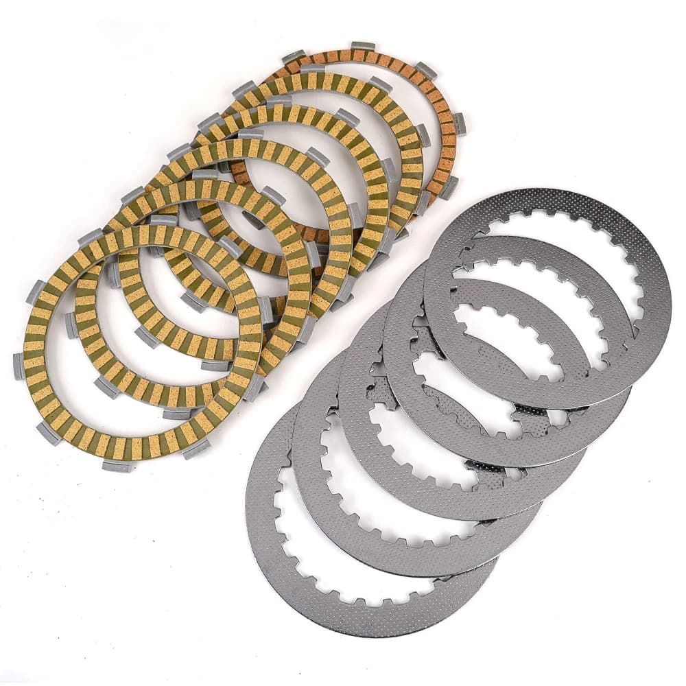 Plaques de disques de friction d'embrayage pour Honda Steed, 400 NV400 CJ CK CS CV NT400 Bros 400 NC25 VT500 ED EF VRX400T NC33 NV400 Shadow