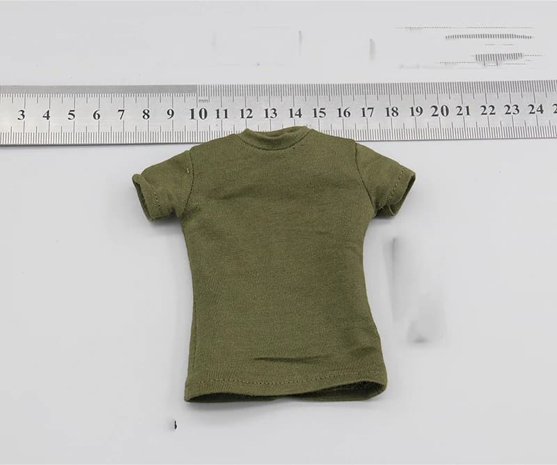 T-shirt à manches courtes pour hommes, échelle 1/6, modèle pour figurines de 12 pouces, accessoires de bricolage