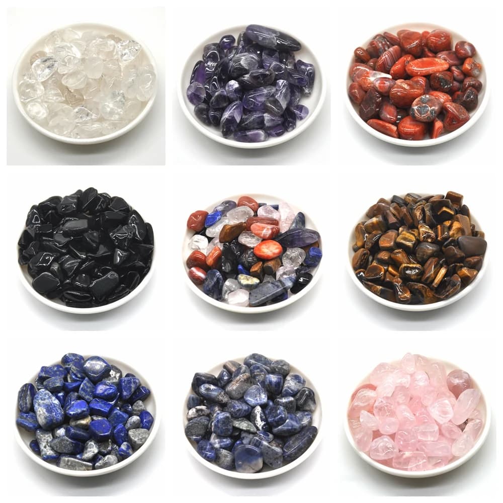 Mini Pierre Précieuse Naturelle de Guérison Citroet Charbon, 50g/100g, Décoration d'Aquarium, Quartz Rose, Alanding Yst Rock, Minorganisateur en Vrac