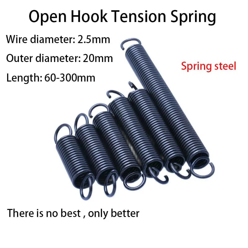 Ressort de Traction pour Crochet Ouvert, Diamètre de la Bobine d'Extension de 2,5 mm, Diamètre Extérieur de 20mm