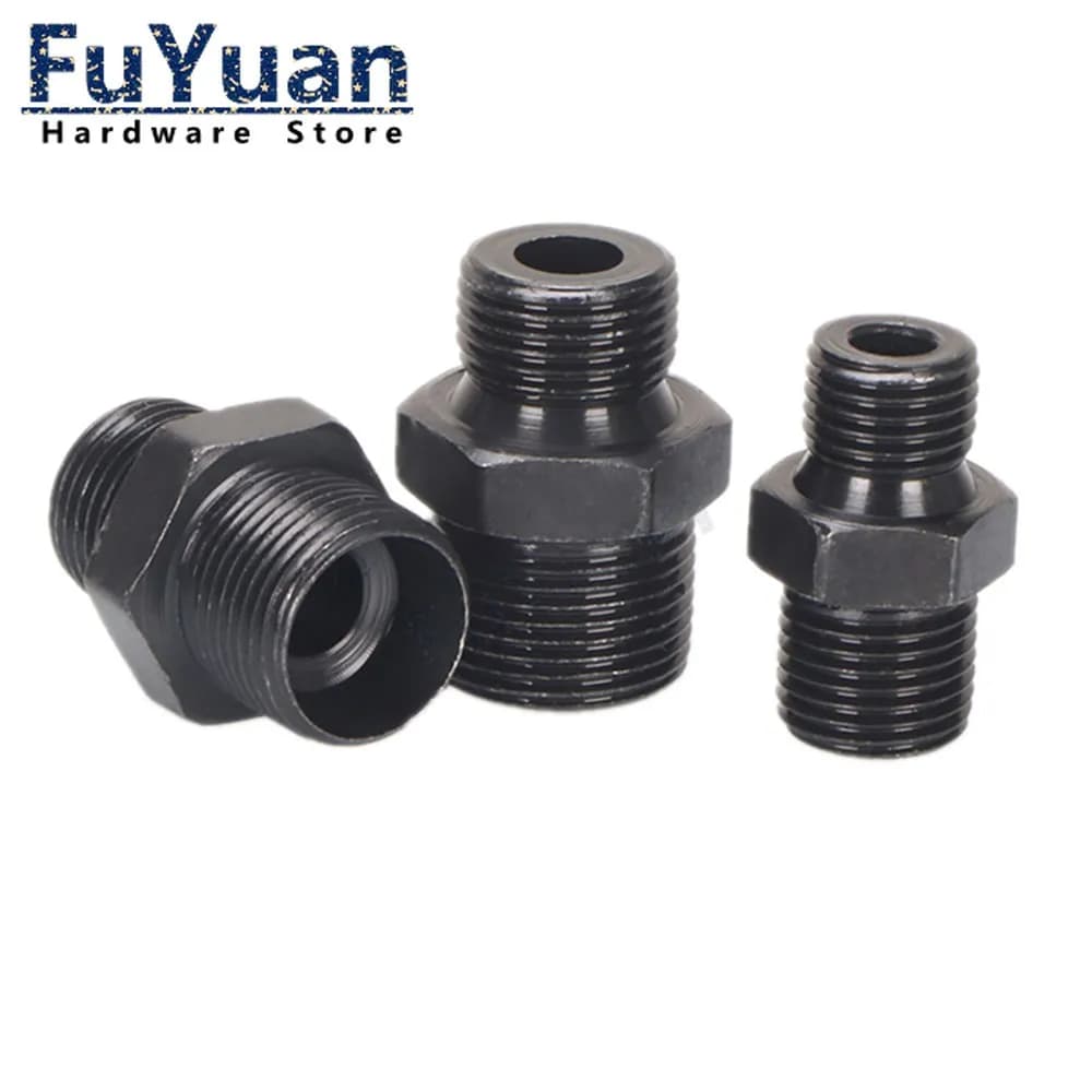 JoendocCarbon-Adaptateur de connecteur de tube d'huile haute pression, acier MeaccelerThread, raccords hydrauliques, M14, M16, M18, M20, 1PC
