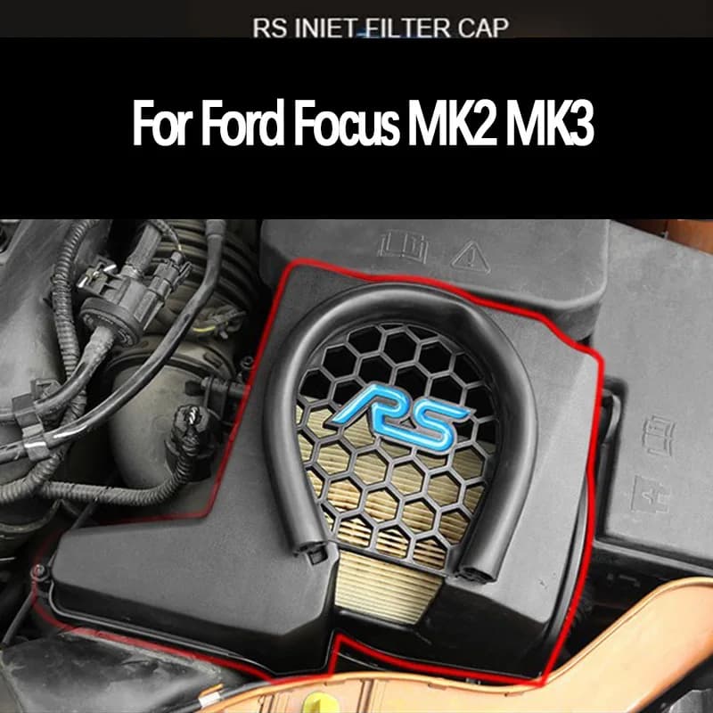 Couvercle de Protection d'entrée de boîte de filtre à Air de voiture, accessoires de voiture, capot d'admission à haut débit pour Ford Focus MK3 RS ST Kuga 2012 – 2018