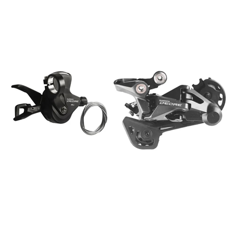 Shimano Deore M4100 Mini groupe 2x10 v/11 v levier de vitesse RD-M4120 M5120 dérailleur arrière à longue Cage pour ensemble de vélo de montagne 10s
