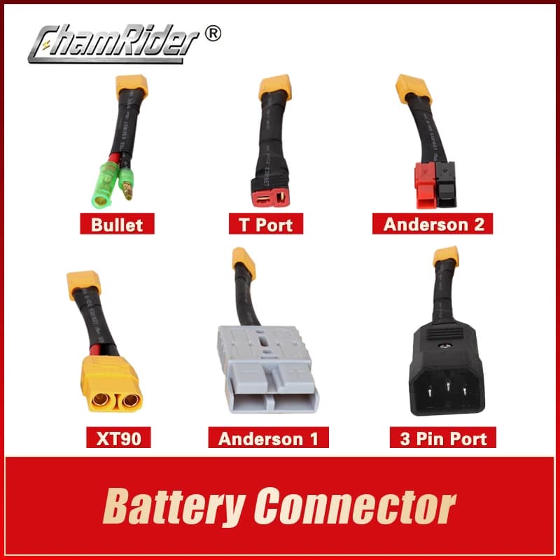 Batterie XT6o Dullet T Port Anderson 2 XT90 Anderson connecteur de port 1 broche adaptateur de batterie