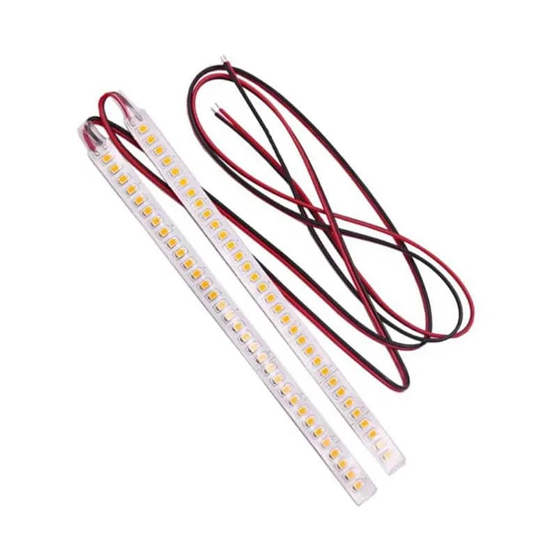 Bande lumineuse flexible pour rétroviseurs de voiture, clignotant dynamique, lumière LED, ambre, 12V, 15 cm, 18 cm, 28cm, 2 pièces