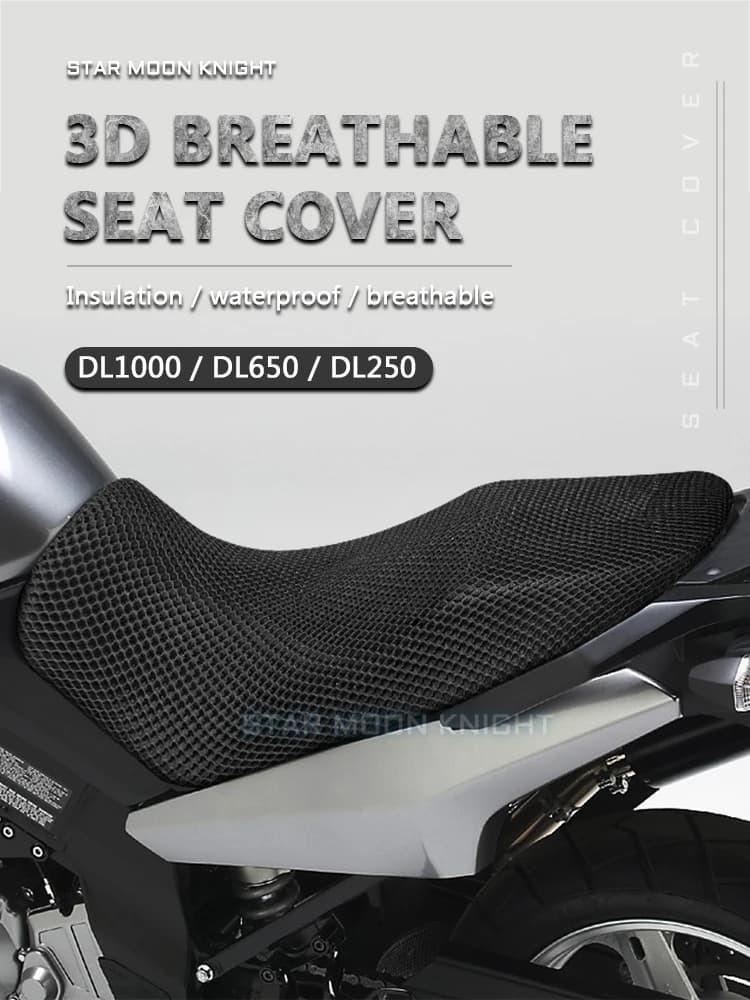 Housse de siège de coussin de protection de moto pour Suzuki v-strom VStrom DL1000 DL650 DL250 DL 1000 650 housse de siège de selle en tissu Nylon