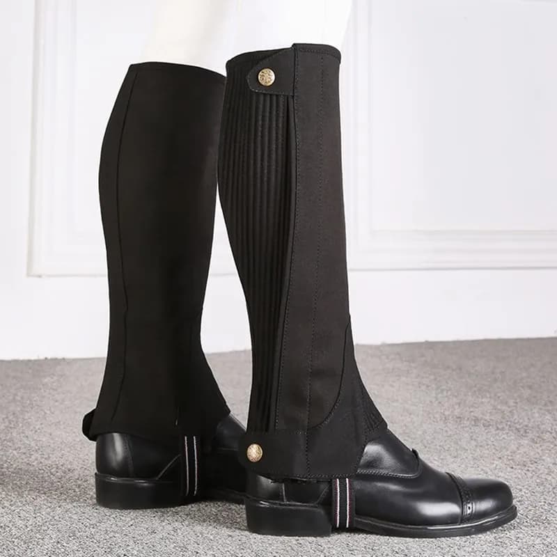 Couvre-bottes d'équitation pour adultes et enfants, leggings équestres, protège-jambes, équipement d'équitation, couvre-bottes de cavalier, nouveau