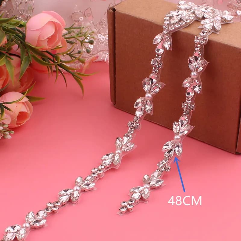 Ceinture de mariée en cristal et diamant pour femmes, accessoire de robe de mariée, bijoux élégants et à la mode, fournitures de mariage