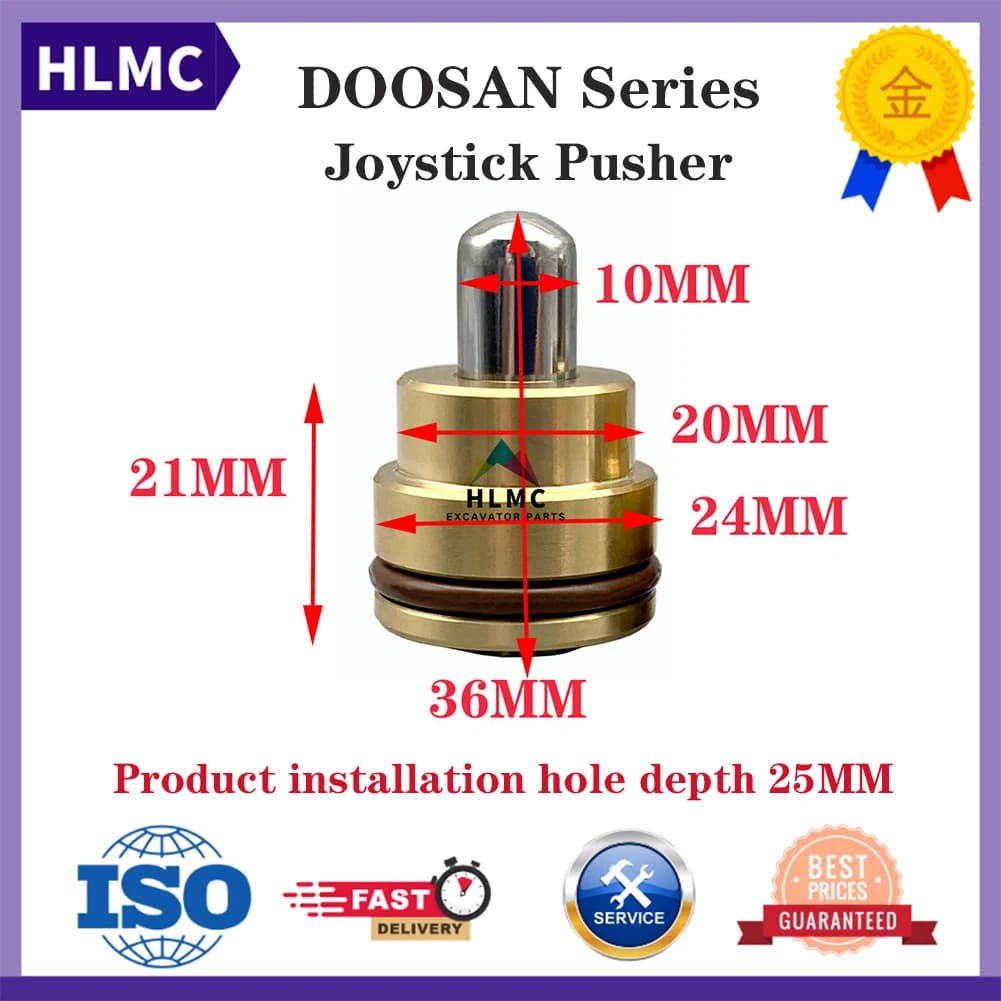 Poussoir de soupape pilote DH225-9 DH220-7 DH225-7 pour EbJoystick Poussoir de soupape Ebystick DH55 60 80 DH220 pour DH300-5