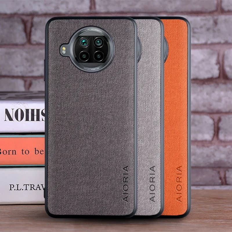 Coque de luxe en cuir souple pour Xiaomi Mi 10T Lite 5G, étui rigide en TPU