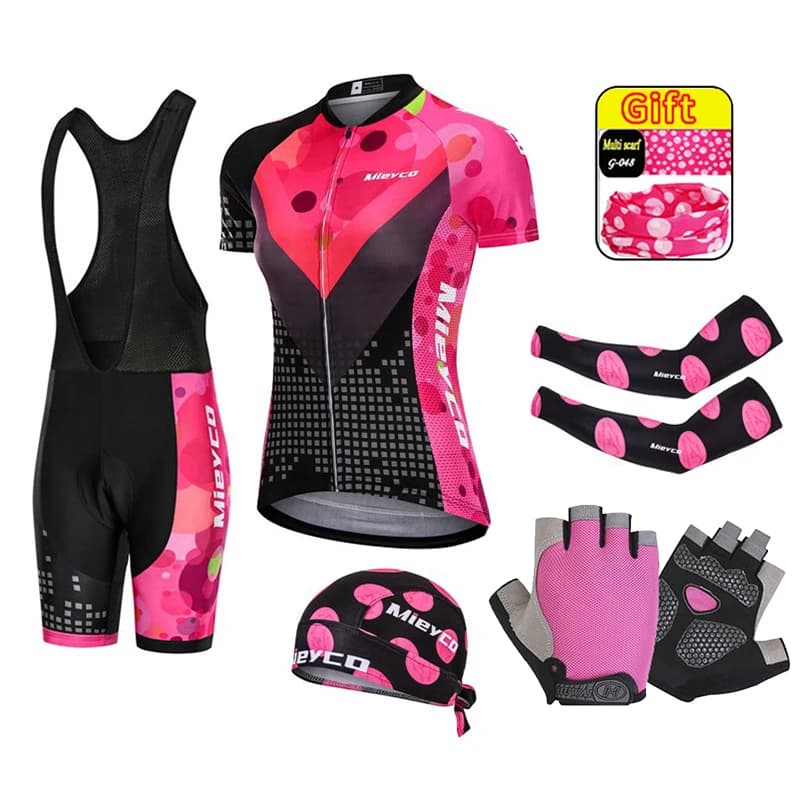 Combinaison de vélo de montagne pour femmes, tenue d'équipe de vélo, vêtements de maillot de cyclisme vtt, ensemble de coussinets de Gel 3D, été