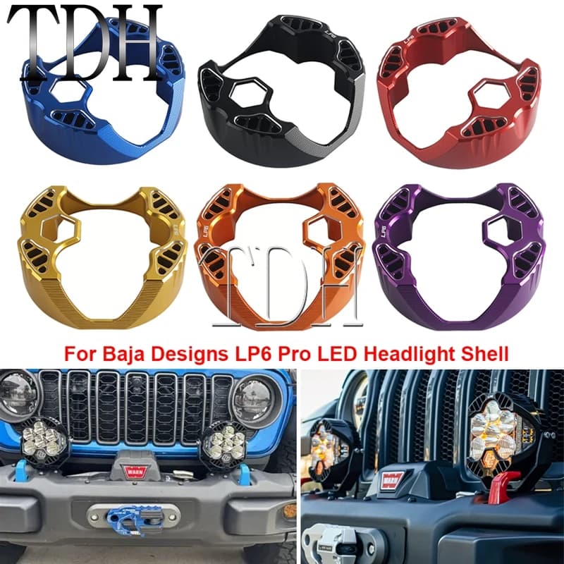 Boîtier de phare pour Harley Touring Road Glide Ultra Special FLTRK FLTRU Road King, compatible avec les phares Baja Designs LP6.