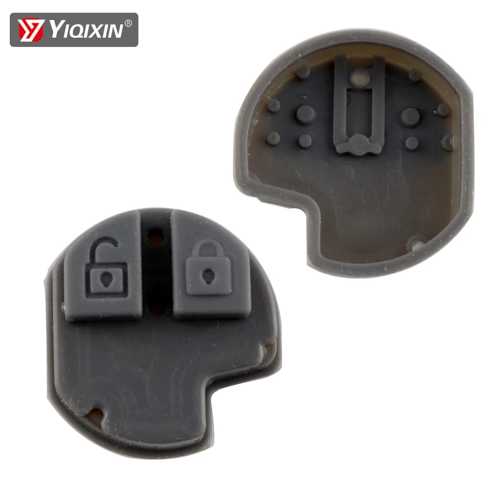 YIQIXIN 2 boutons clé de voiture à distance coussin en caoutchouc de Silicone pour clé Suzuki Swift Grand Vitara SX4 Liana Aerio Jimny Jimn clé automatique