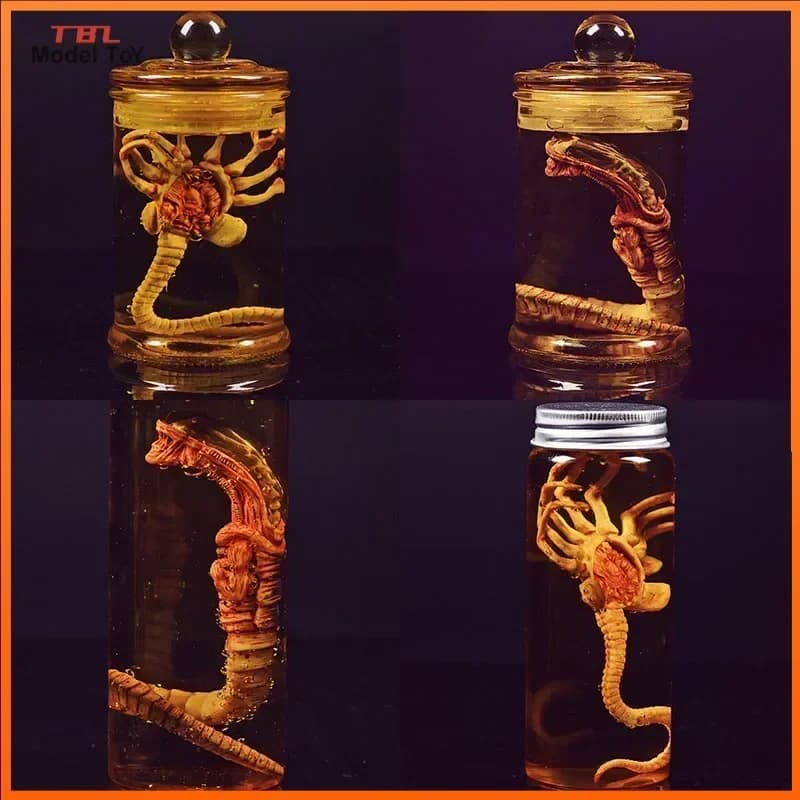 Anime Alien prédateur Alien Larva visage Bug figurines jouets Chestburster Facehugger Culture réservoir