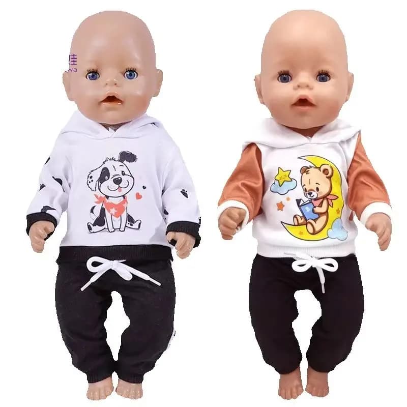 Vêtements de poupée pour bébé garçon, 43Cm, 17 pouces, manteau, jouets de Sport, cadeaux pour enfants et filles