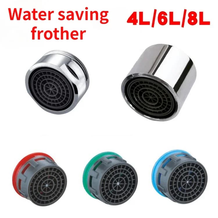 5 pièces bouche nette, barboteur, bouche de filtre de robinet, accessoires de robinet, aérateurs de robinet de dispositif d'économie d'eau à débit Constant 4-6-8l