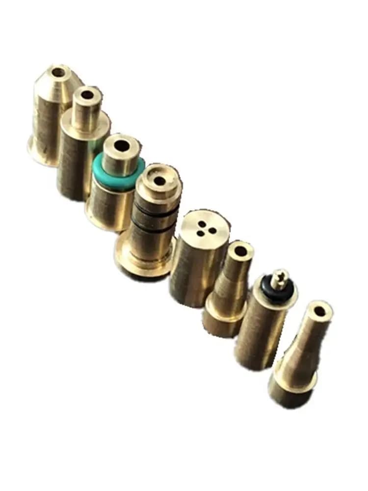 Adaptateur de recharge de gaz en laiton et cuivre 9 en 1, pour Dunhill Dupont et autres briquets, briquet Durable réutilisable, Gadgets de réparation, vente en gros, nouveau