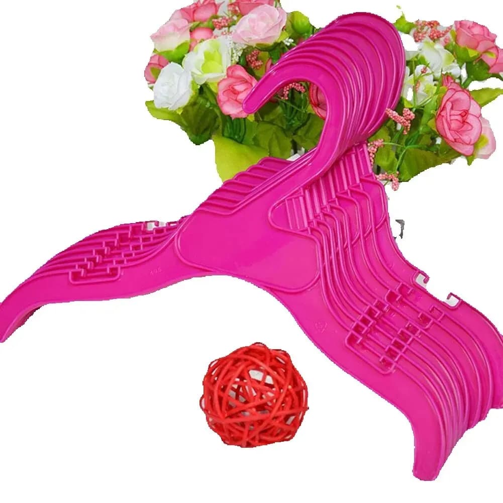 Cintres en plastique pour animaux de compagnie, antidérapants, solides, pour petits et grands chiens, gain de place, 5 pièces
