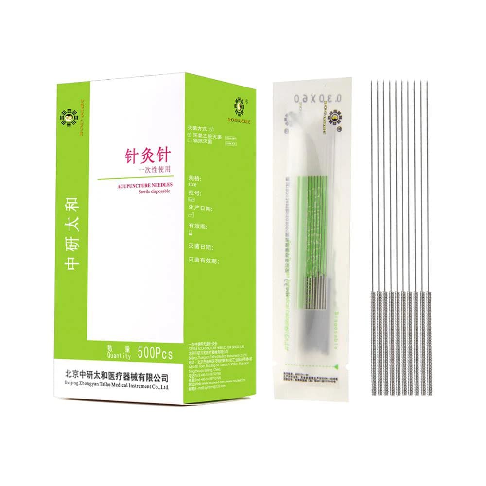 Aiguilles d'acupuncture avec Tube jetable, 10 boîtes de 5000 pièces, stérilisées, beauté, visage, doigts, Micro Acupuncture, Massage