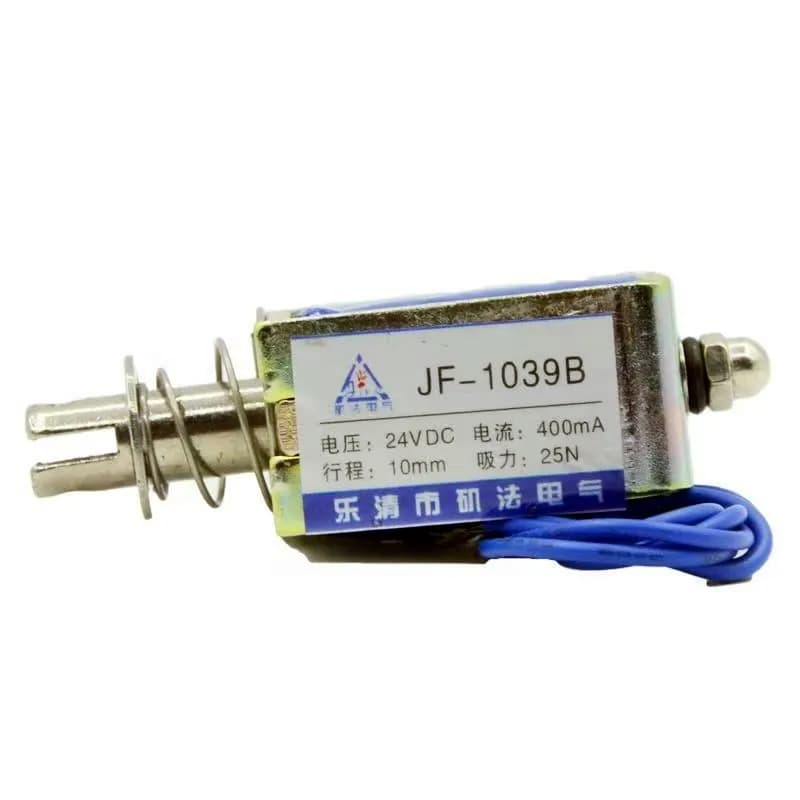 DC 24V 12V 6V 25N 400mA 10mm Push rid linéaire actionneur électroaimant solénoïde JF-1039B