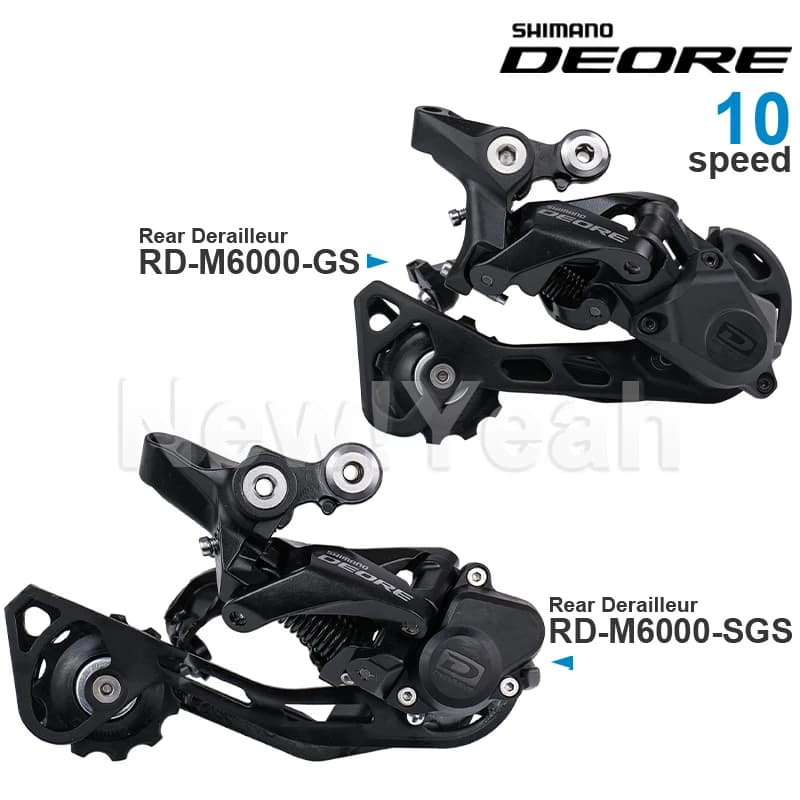 SHIMANO DEORE M6000 Dérailleur arrière 10 vitesses RD-M6000-GS RD-M6000-SGS 10- pièces d'origine