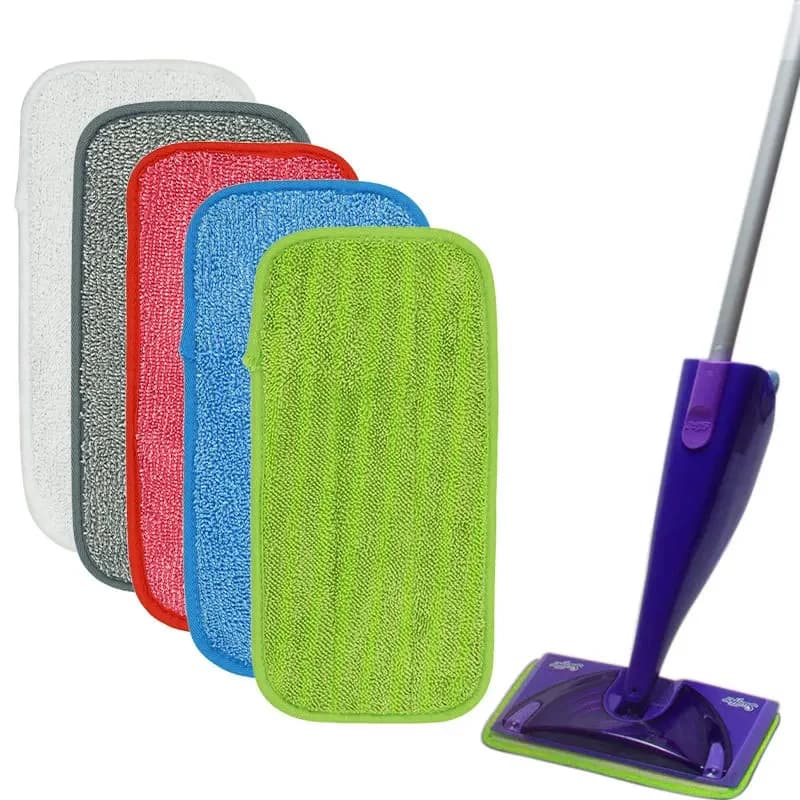 Tampon de rechange réutilisable pour balai microfibre Swiffer Wet Jet, lavable en machine | Remplacement WetJet et tampon de serpillière plate