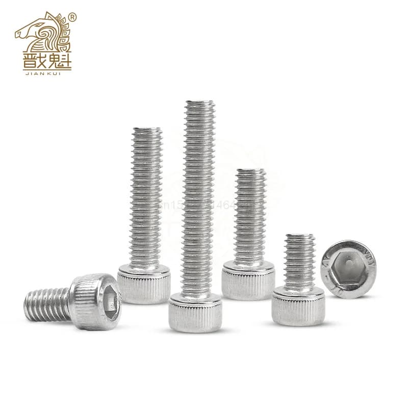 UNF 0 # -80 UNC 2 # -56 4 # -40 6 # -32 8 # Vis à tête hexagonale Allen en acier inoxydable 304 A2, filetage grossier US 10-24, -32