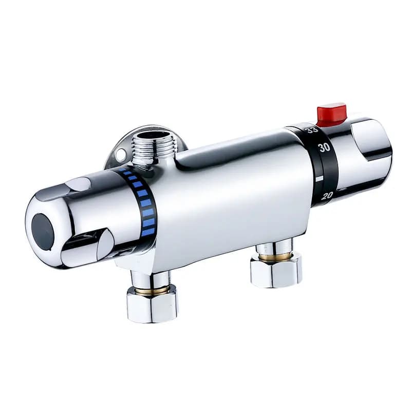 Robinet de contrôle thermostatique pour baignoire et douche, montage mural, chaud et froid, en laiton, pour stations astronomiques
