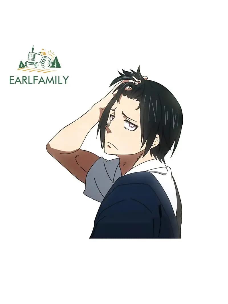EARLFAMILY – autocollants en vinyle pour voiture, 13cm x 5cm, pour Benimaru Shinmon, dessin animé, Fine, matériau 3D, décalcomanie, drôle, bricolage, étanche