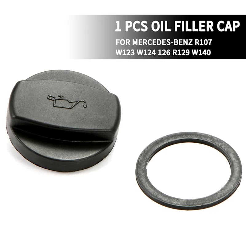 Bouchon de remplissage d'huile moteur, 1 pièce, pour mercedes-benz R107, W123, W124, 126, R129, W140, accessoires 1110180302