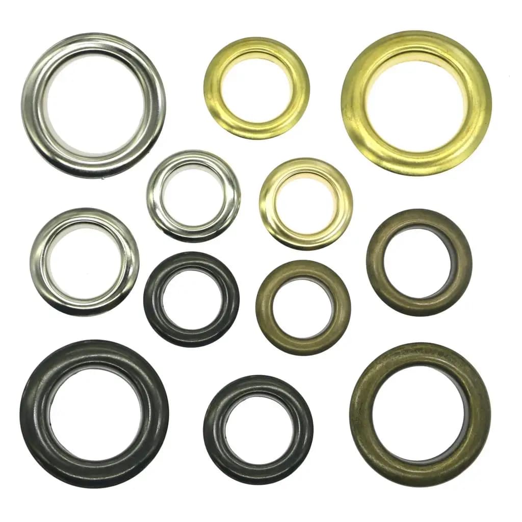 Grands œillets en cuivre pur 25 | 30 | Presse à œillets de 40 mm de diamètre intérieur pour rideaux, stores, sacs à main, œillets en métal laiton