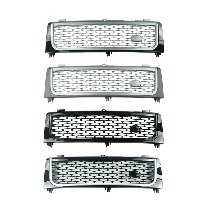 ROVCE – Grille de pare-choc avant en maille pour Land Rover Range Rover Voque 2002 – 2006, noir brillant et argent, accessoires d'assemblage