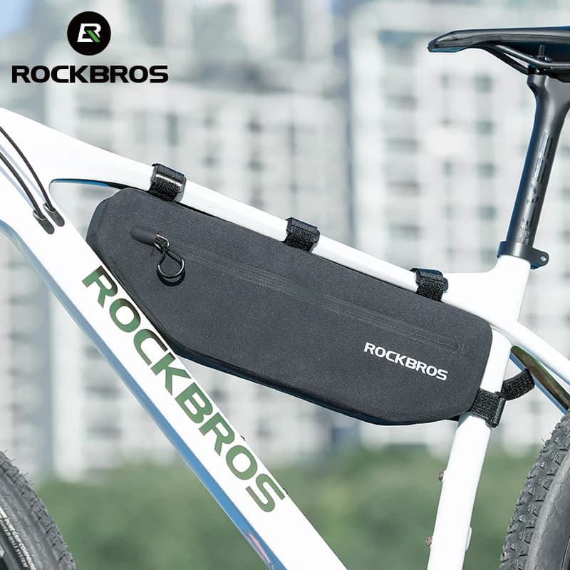 ROCKBROS sacs de vélo pour cadre de vélo sac pour Tube avant grande capacité étanche Triangle rangement pour cyclisme vtt accessoires de vélo de route