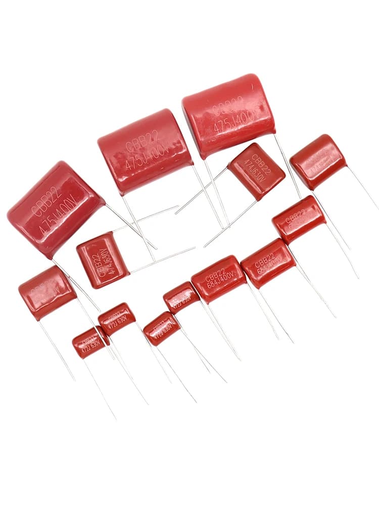 10 PIÈCES 63V 100V 250V 400V 450V 630V 2000V CBB condensateur à film de polypropylène 101 103 104 105 125J 221 222 223 224 225 332 333 334