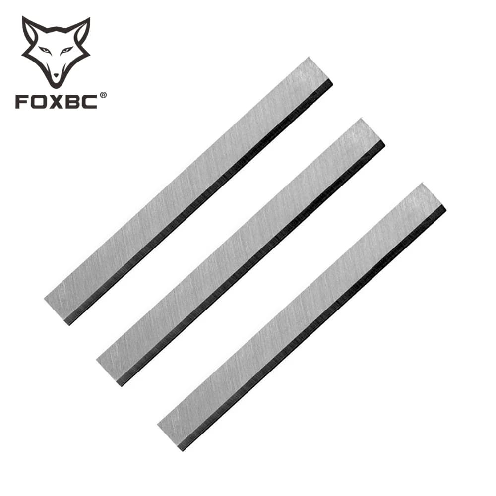 FOXBC HSS lame de raboteuse à bois 160-310mm lames de raboteuse électrique couteau pour la coupe du bois-lot de 3