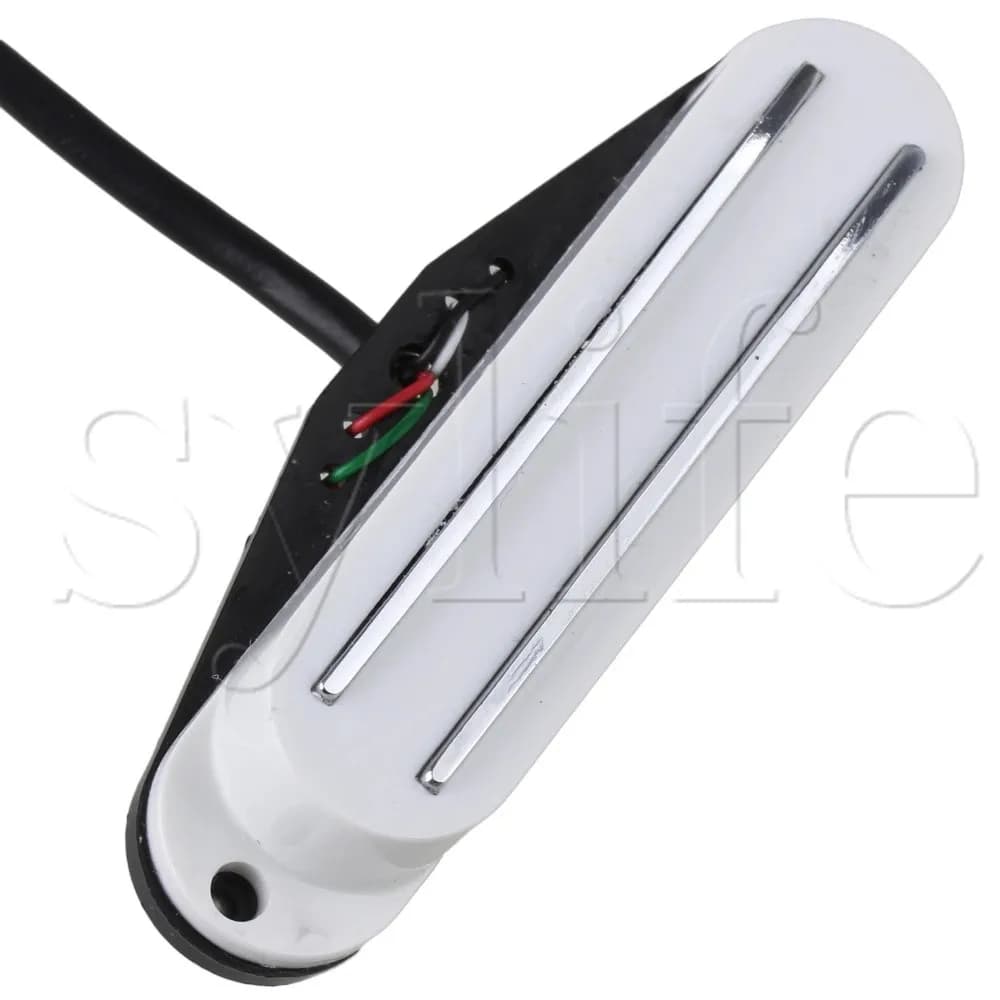 Humbucker électrique JENeck 514-plus, rail de touristes magnétique blanc à 4 fils