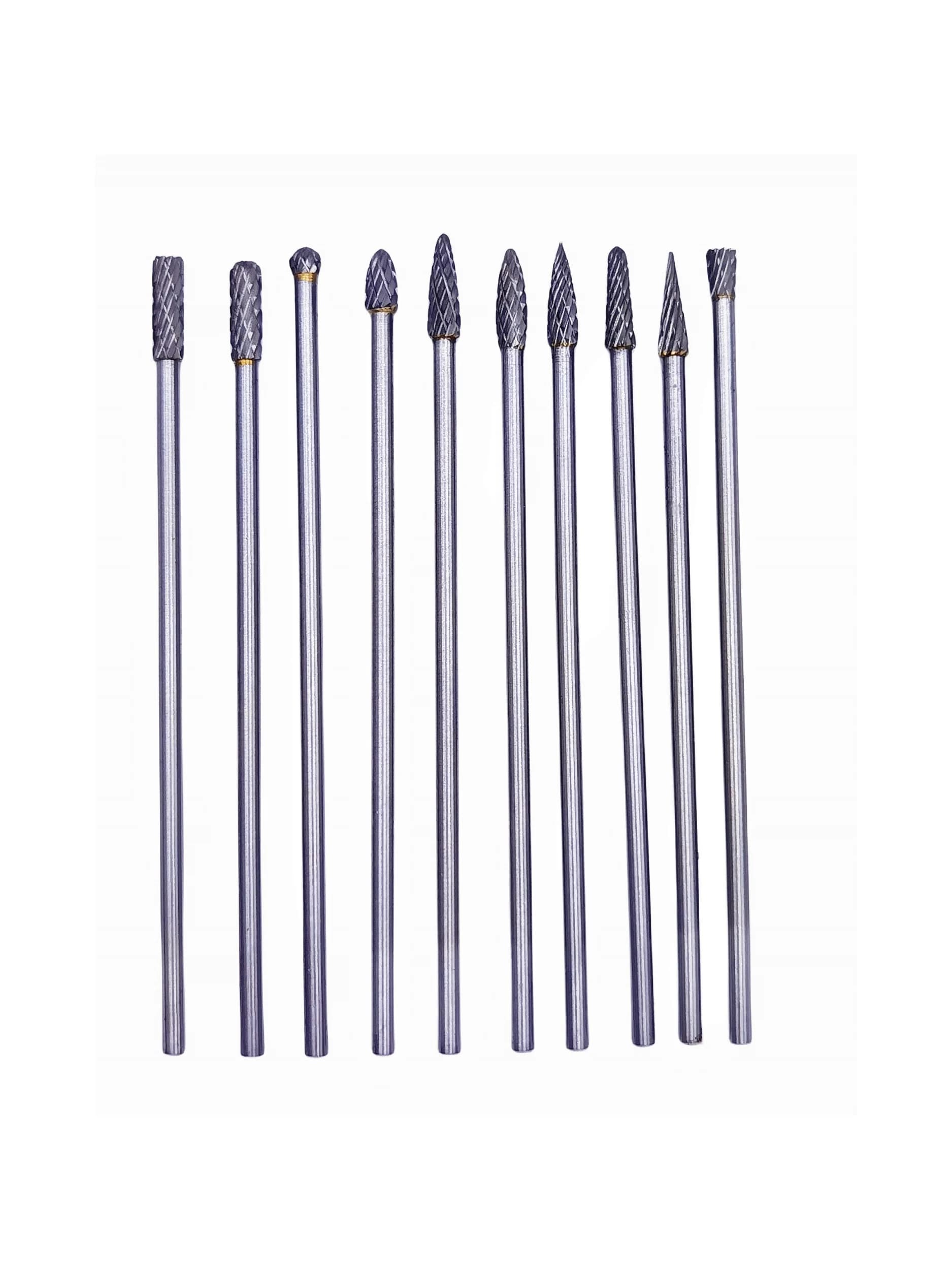 1 pièce, fraise en carbure de tungstène 3x4x100 mm, tige de 3 mm, pour outils rotatifs Dremel et meuleuses – outil de coupe et de meulage.