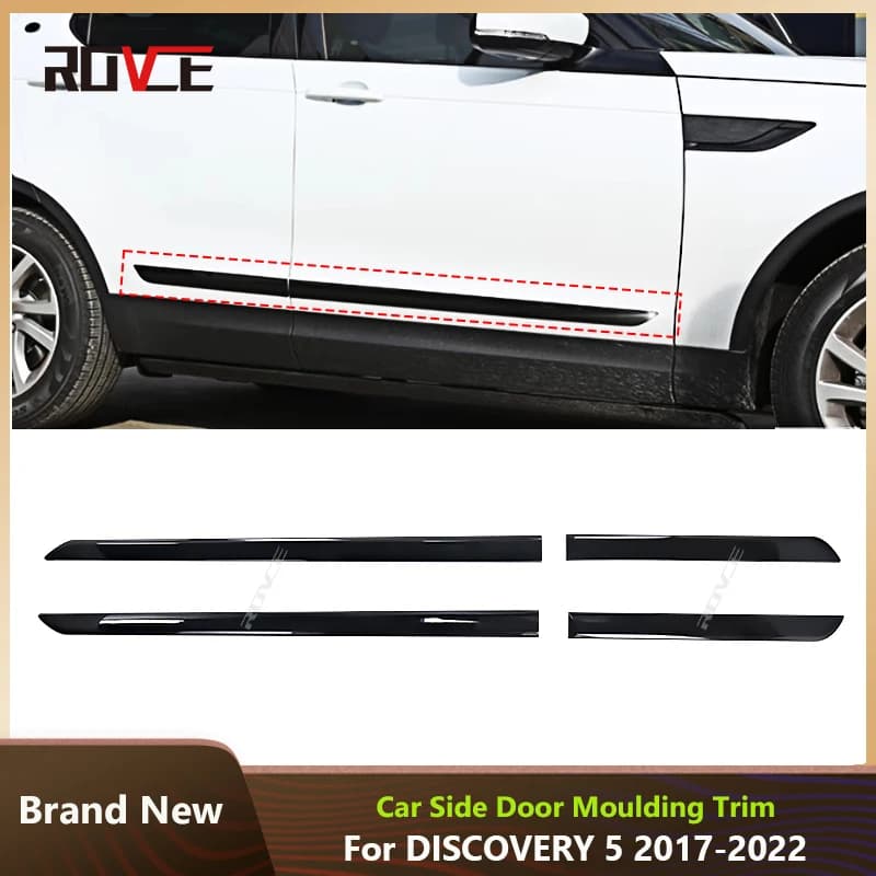 ROVCE – garnitures de moulage de porte latérale de voiture, décoration pour Land Rover DISCOVERY 5 2017 – 2022 L462, autocollant à rayures, style de voiture