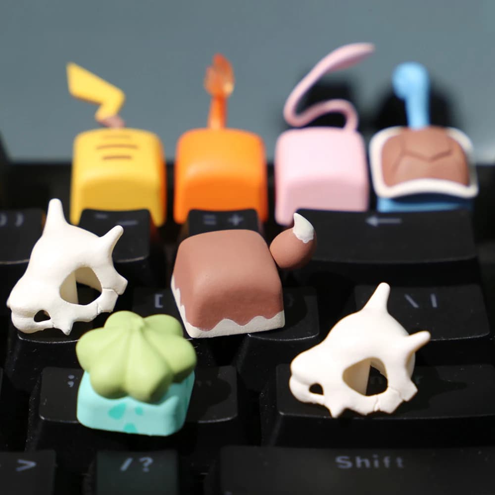 1 pièce, touche de clavier de jeu à motif de dessin animé, touche personnalisée, touche elfe, cadeau de festival pour clavier mécanique Cherry MX.