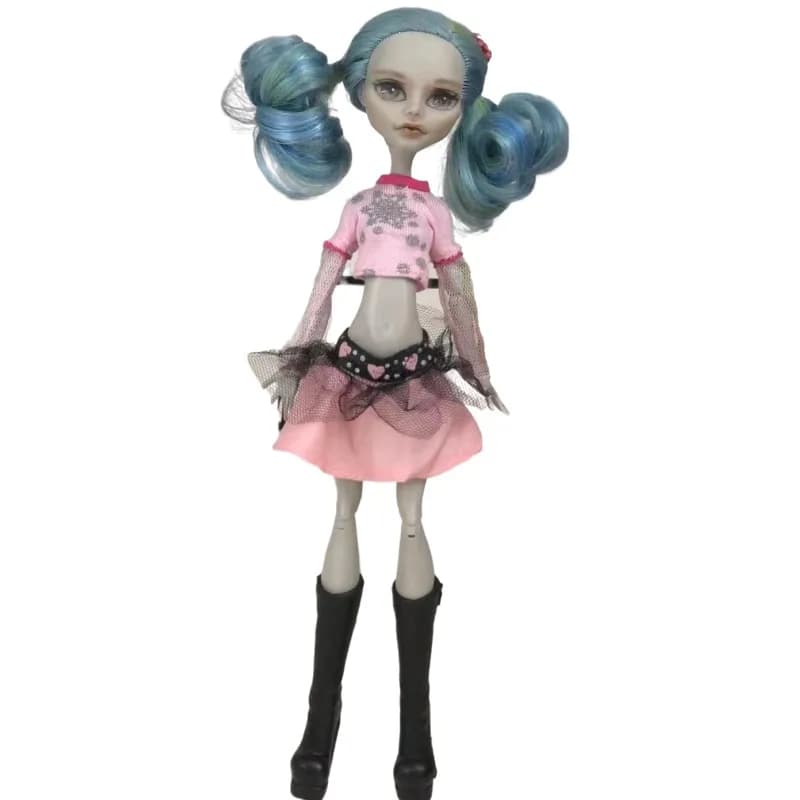 Ensemble de vêtements de poupée Monstering High, vêtements de poupée, tenue de personnalité, habillage, décors DIY, accessoires de poupée Slim faits à la main