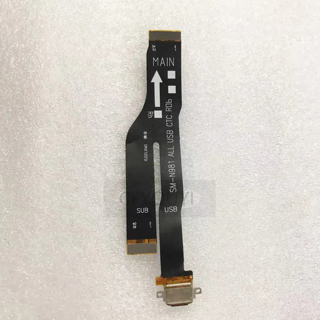 Pour Samsung Galaxy Note20 5G N981 Note20 Ultra N986 Port de chargement USB remplacement de câble flexible