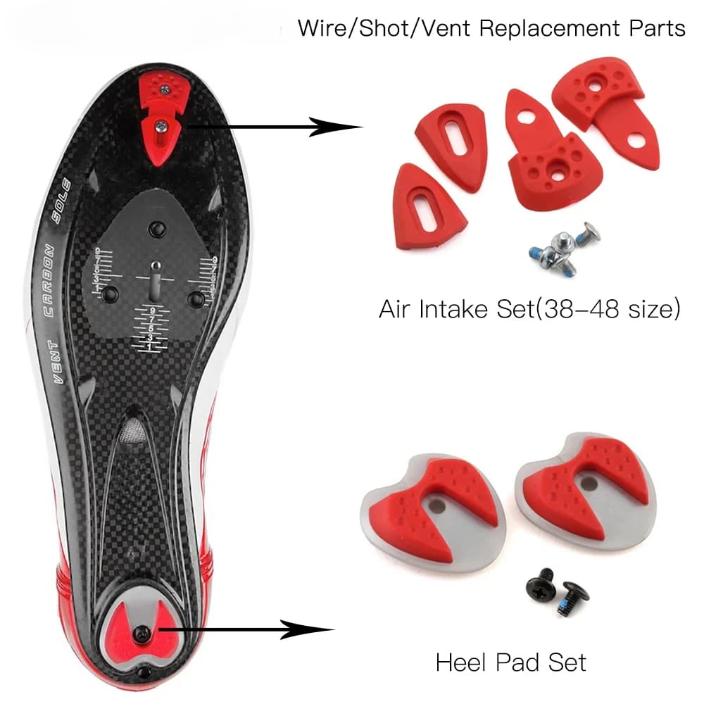 WIRE SHOT – chaussures de verrouillage pour vélo de route, crampons de rechange transparents pour la semelle remplaçables